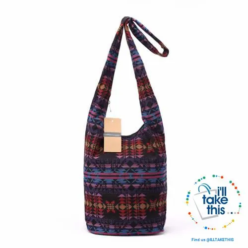 100% Designer Ladies cotton shoulder bag, show your individuality with these unique designs