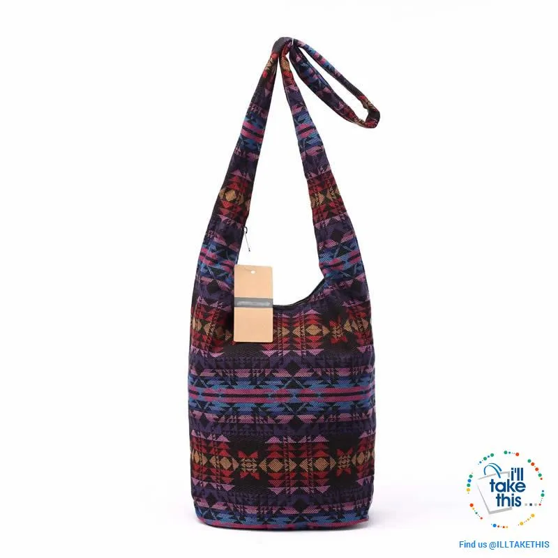 100% Designer Ladies cotton shoulder bag, show your individuality with these unique designs