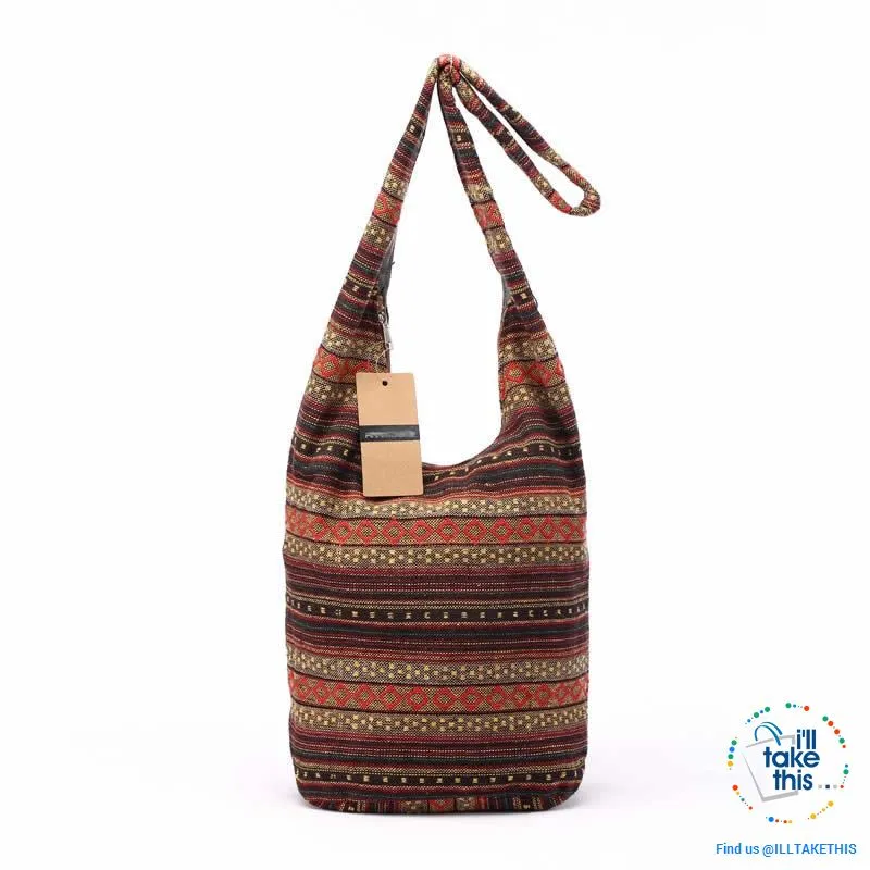 100% Designer Ladies cotton shoulder bag, show your individuality with these unique designs