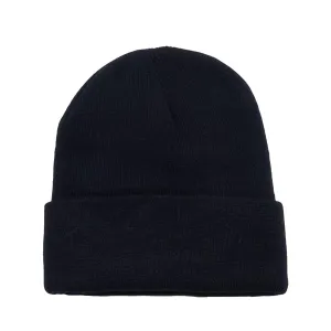 12 Pack Plain Long Cuffed Men's Beanies Skullies Multipack Bulk by Balec Group