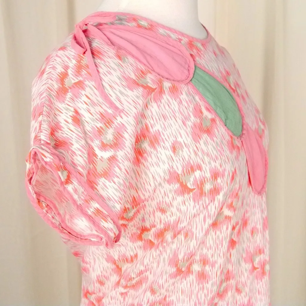 1950s Vintage Pink Smock Dress