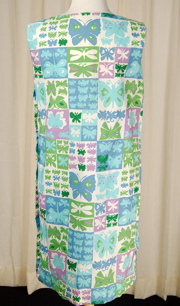 1960s Butterfly Tiki Dress
