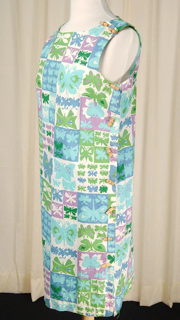 1960s Butterfly Tiki Dress