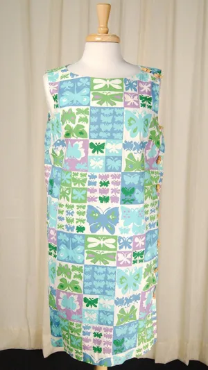 1960s Butterfly Tiki Dress