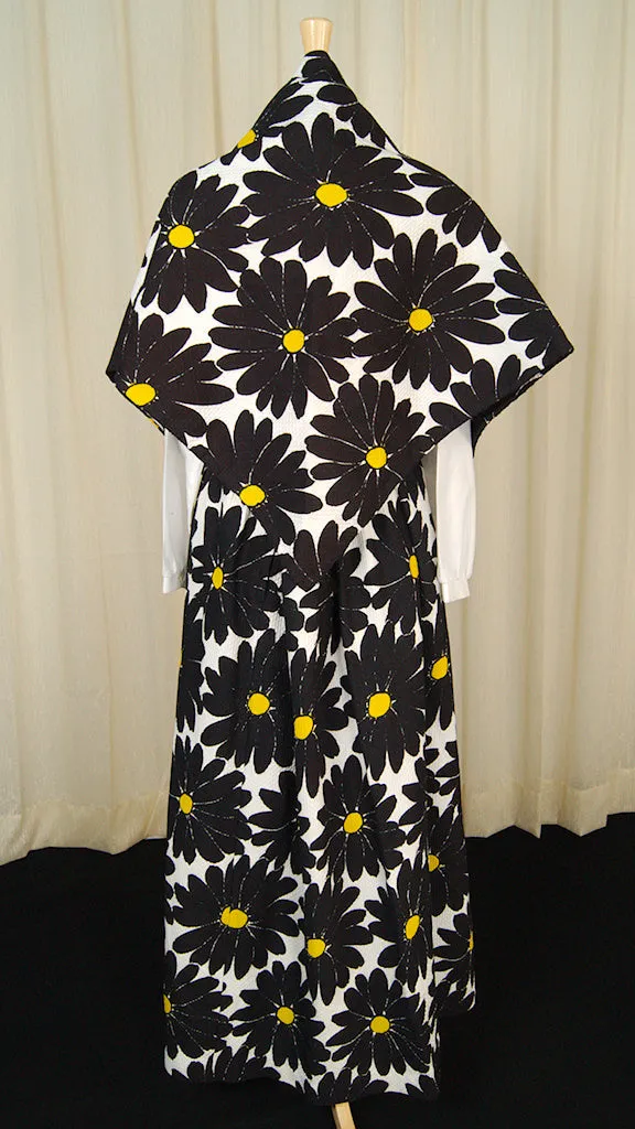 1960s Daisy Maxi Skirt w Wrap
