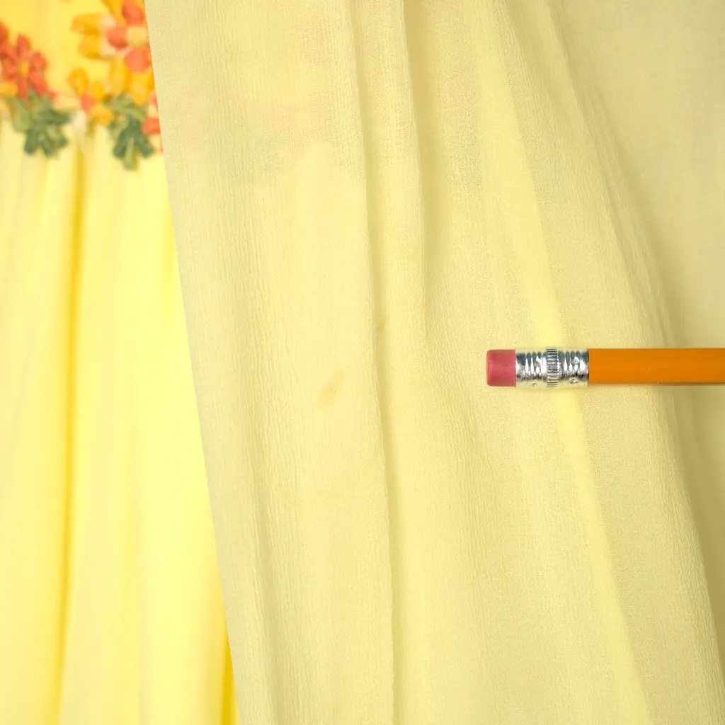 1960s Flower Child Maxi Dress