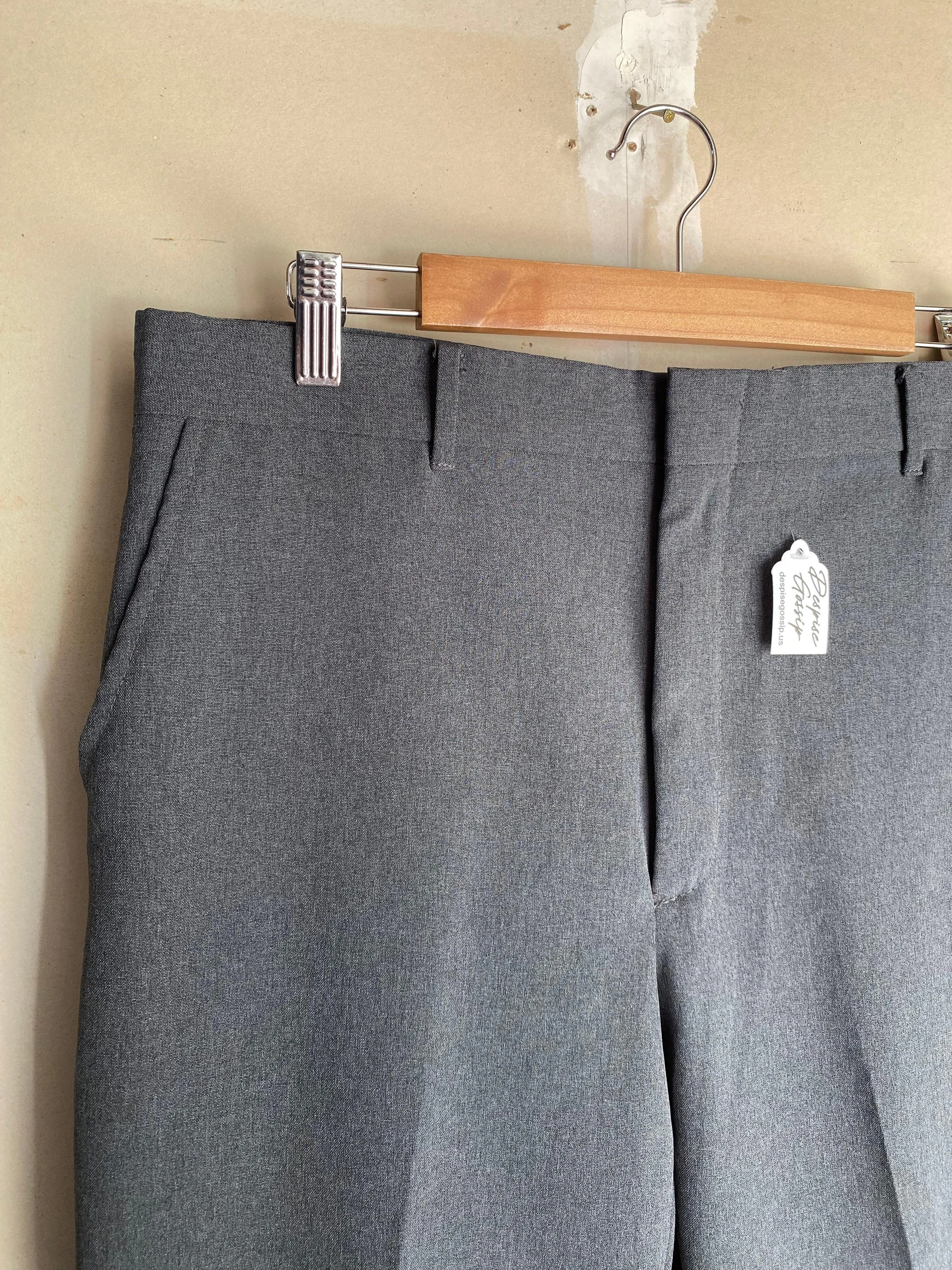 1990s Charcoal Slacks | 34