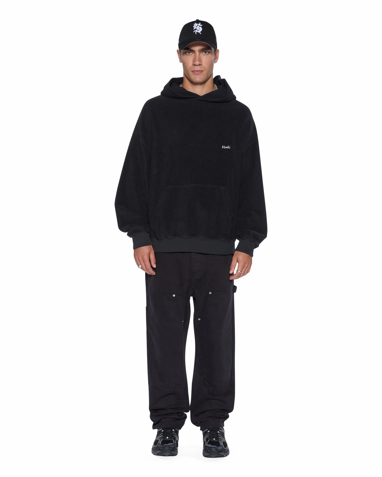 1999 EKCESS HOODIE JET BLACK Quick Dry Material