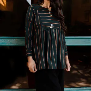1PC- Flannel Checkered Top PW3085
