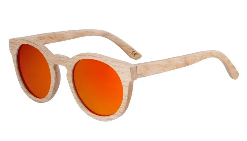 2022 NEW Round Bamboo Wood Sunglasses Polarized UV400 - BB267