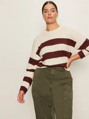 Water Based Ink Print 24/7 Popover Chicory/Light Oat Extended Sizing
