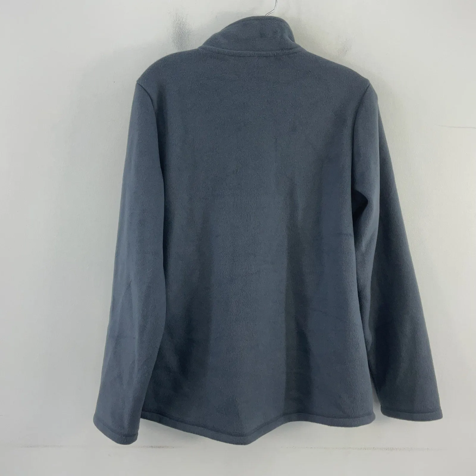 32 Degrees Heat Gray Fleece Zip-Up Polyester Blend Jacket Women’s Medium NWT
