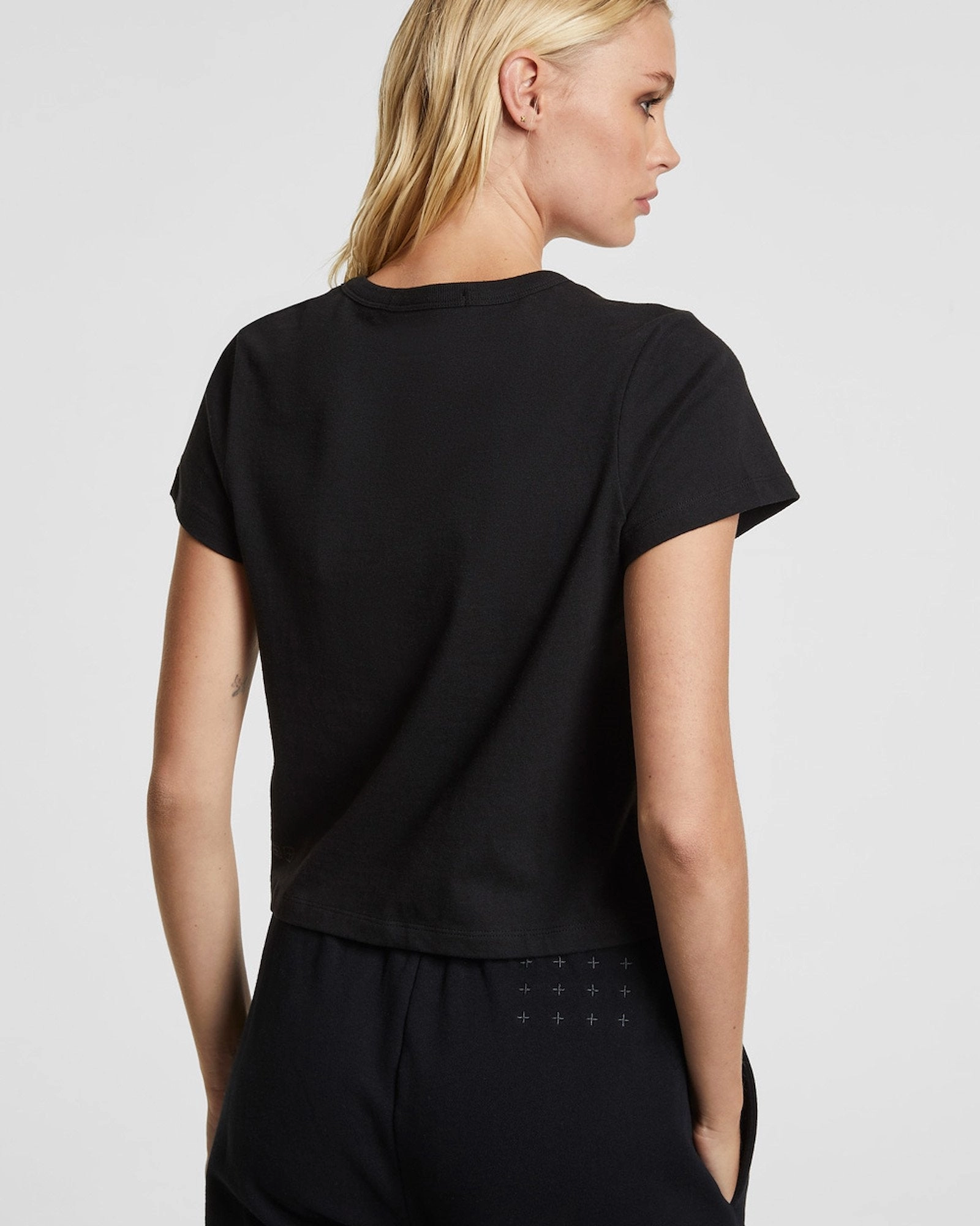 3 X 4 MINI SS TEE JET BLACK Best - seller Non Shrink Material