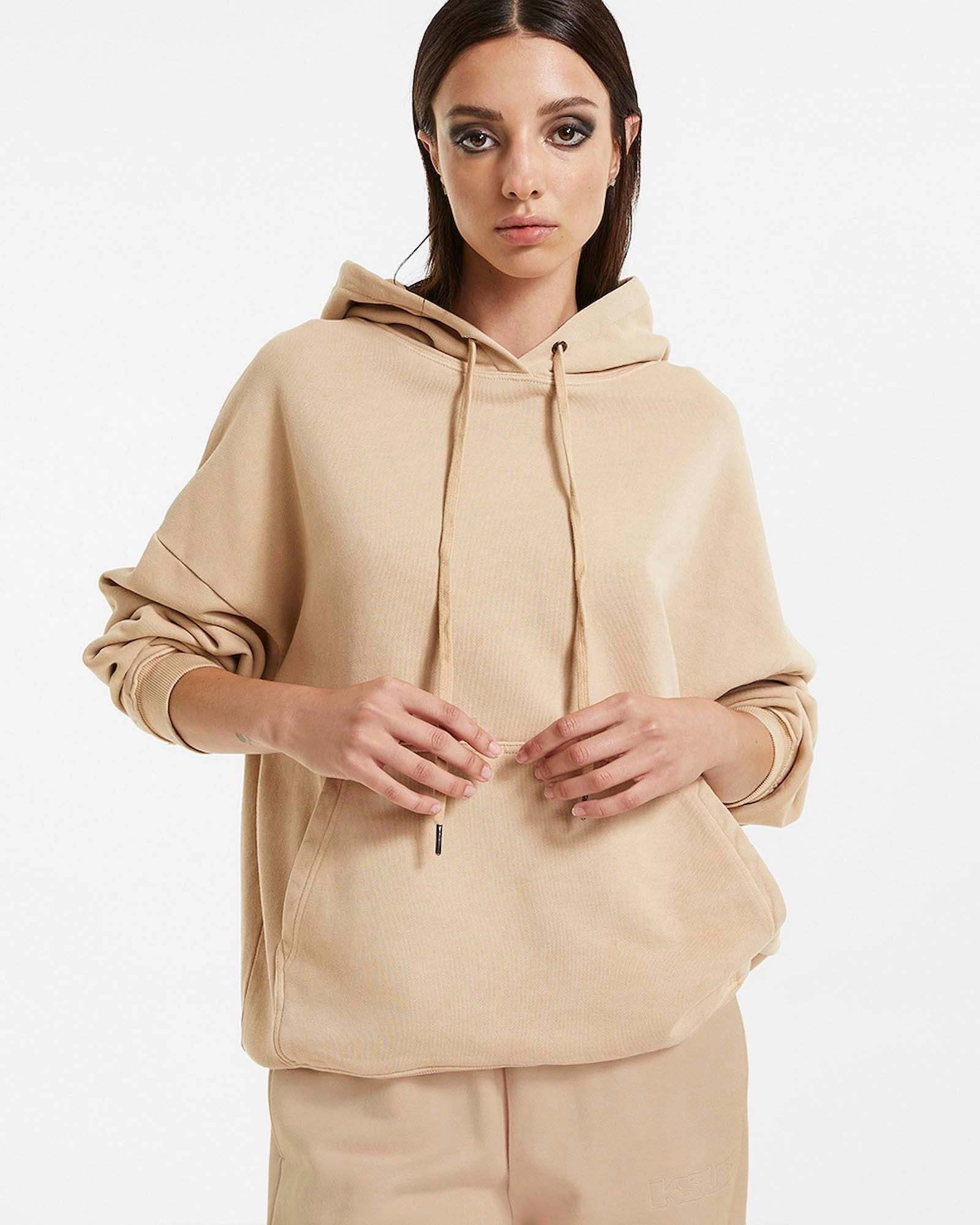 3 X 4 OH G HOODIE LATTE Smooth Seam Fresh Warmth