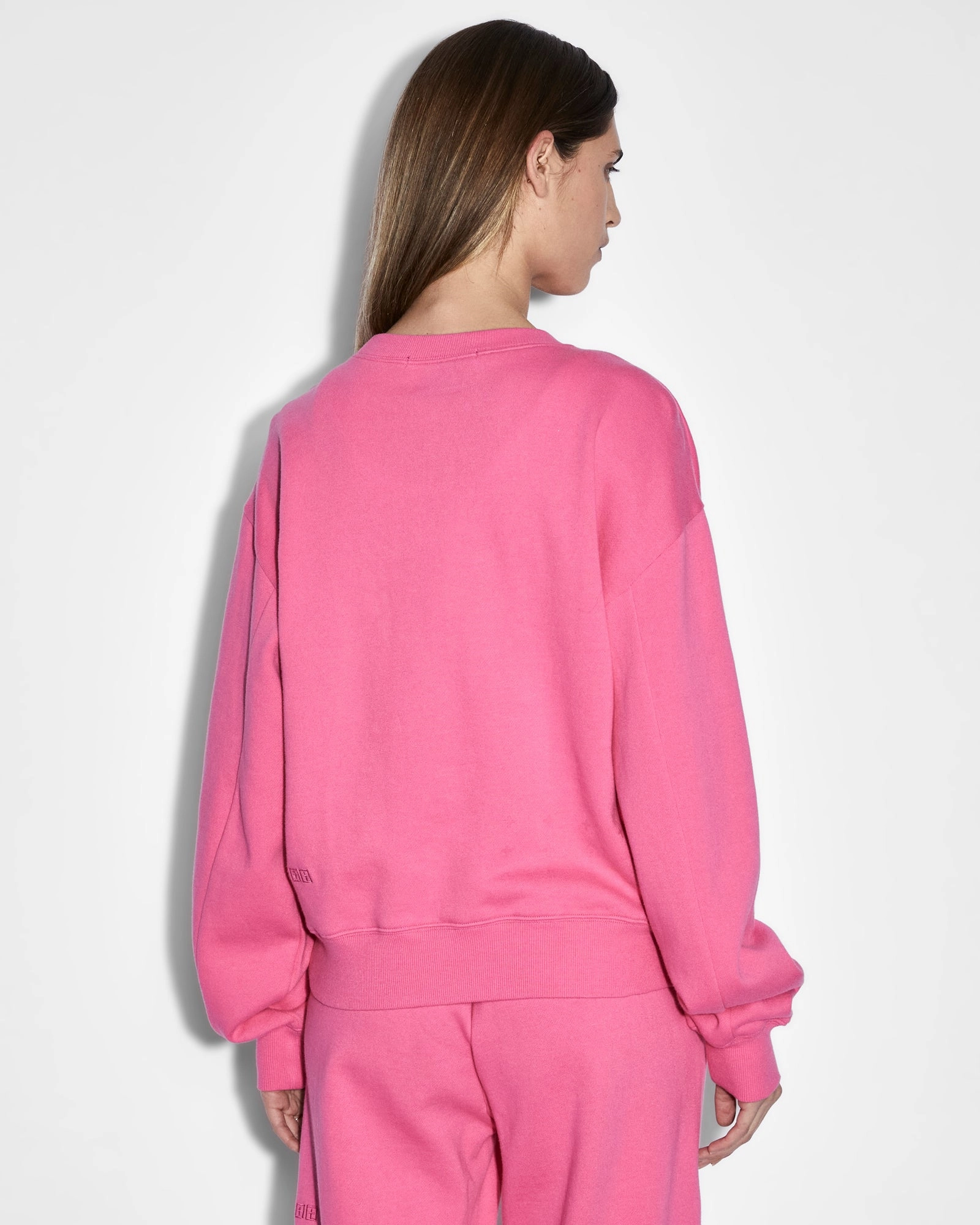 MultiPly Yarn Construction Cozy Design 3X4 KLASSIC CREW HYPE PINK