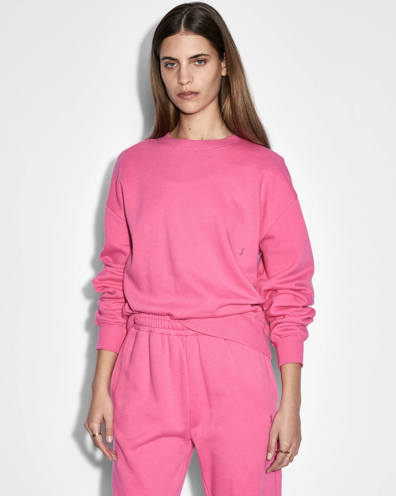 DropShoulder Design 3X4 KLASSIC CREW HYPE PINK