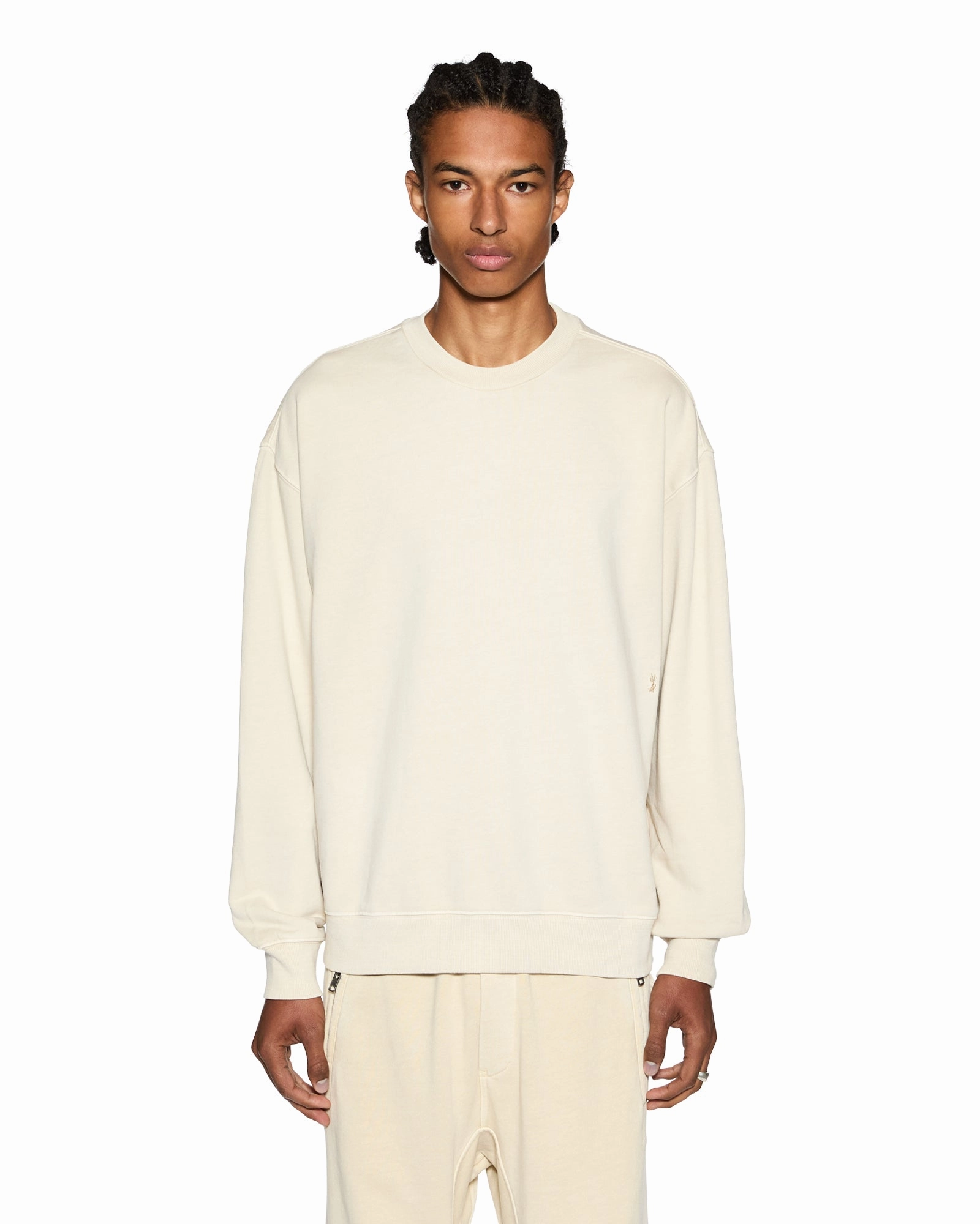 Durable Reinforced Hem Four Way Stretch Fabric 4 X 4 BIGGIE CREW DESERT
