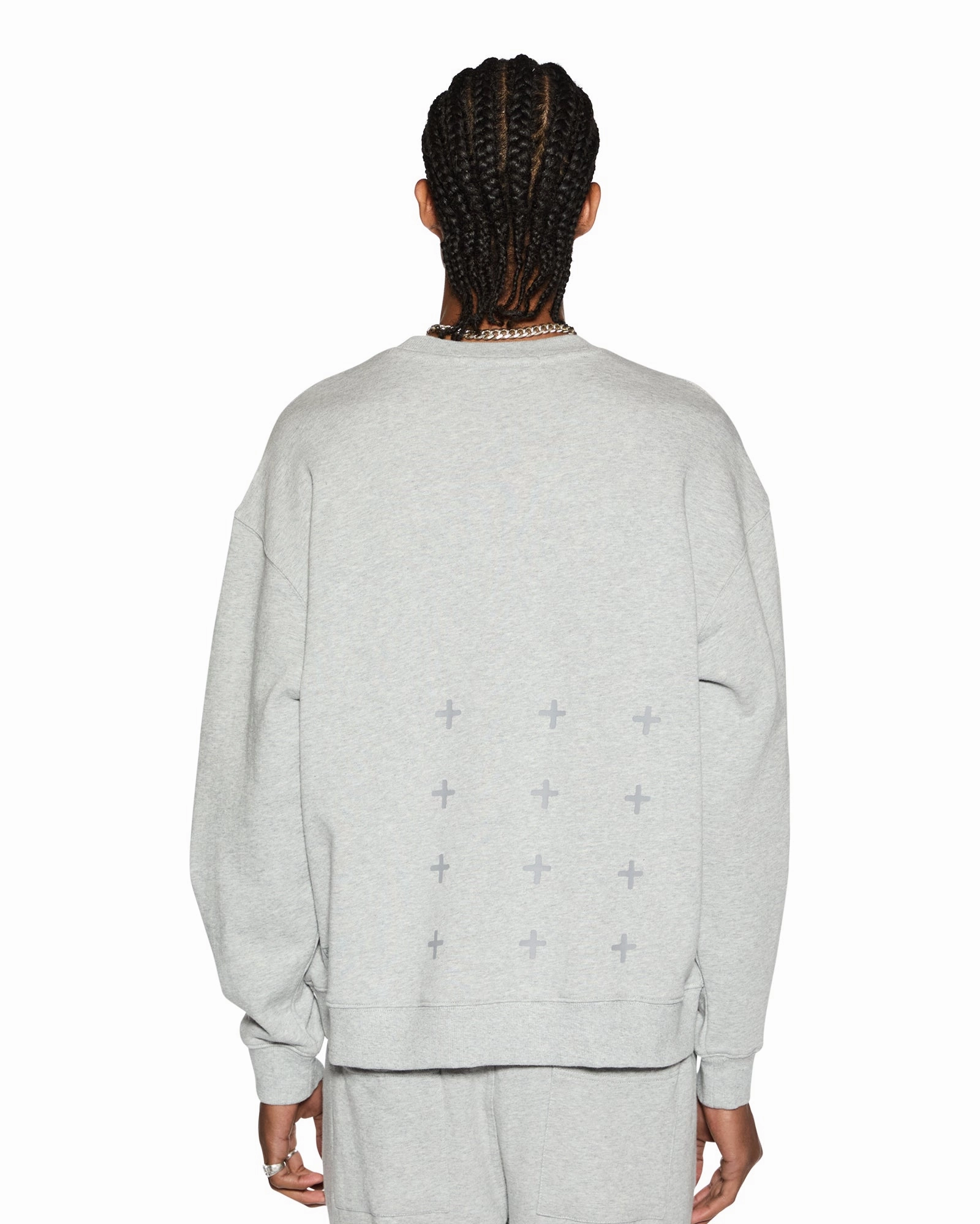 Multipanel Construction Multi Pocket Configuration 4 X 4 BIGGIE CREW GREY MARLE
