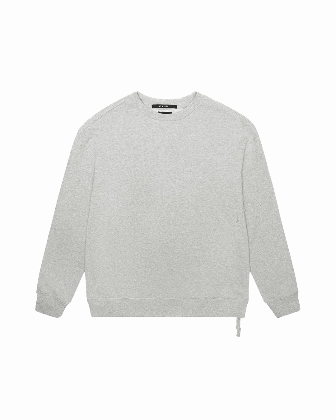 4 X 4 BIGGIE CREW GREY MARLE WrinkleResistantFinish Reversible design
