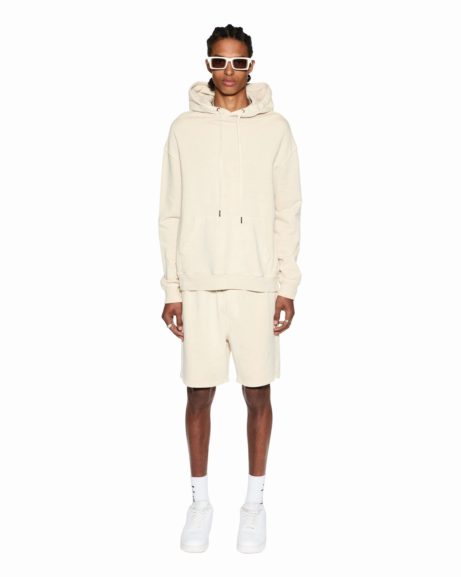 4 X 4 BIGGIE HOODIE DESERT preshrunk Casual Blouse