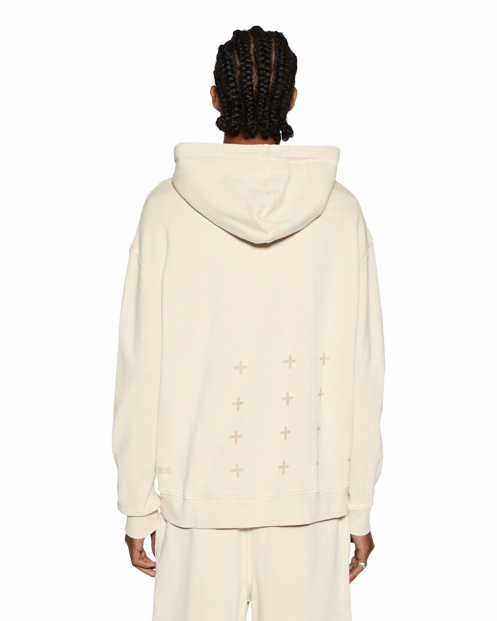 4 X 4 BIGGIE HOODIE DESERT Soft Cotton