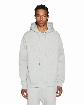 4 X 4 BIGGIE HOODIE GREY MARLE BioBased Fiber