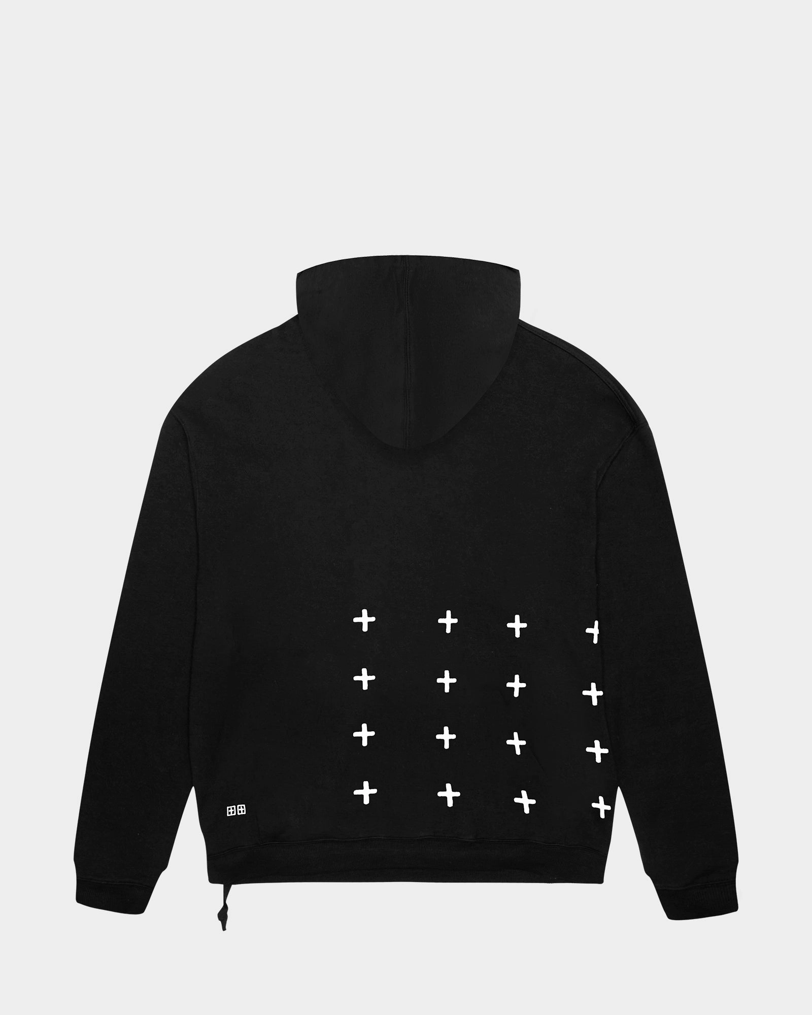 Anti Static Weave Technology 4 X 4 BIGGIE HOODIE JET BLACK