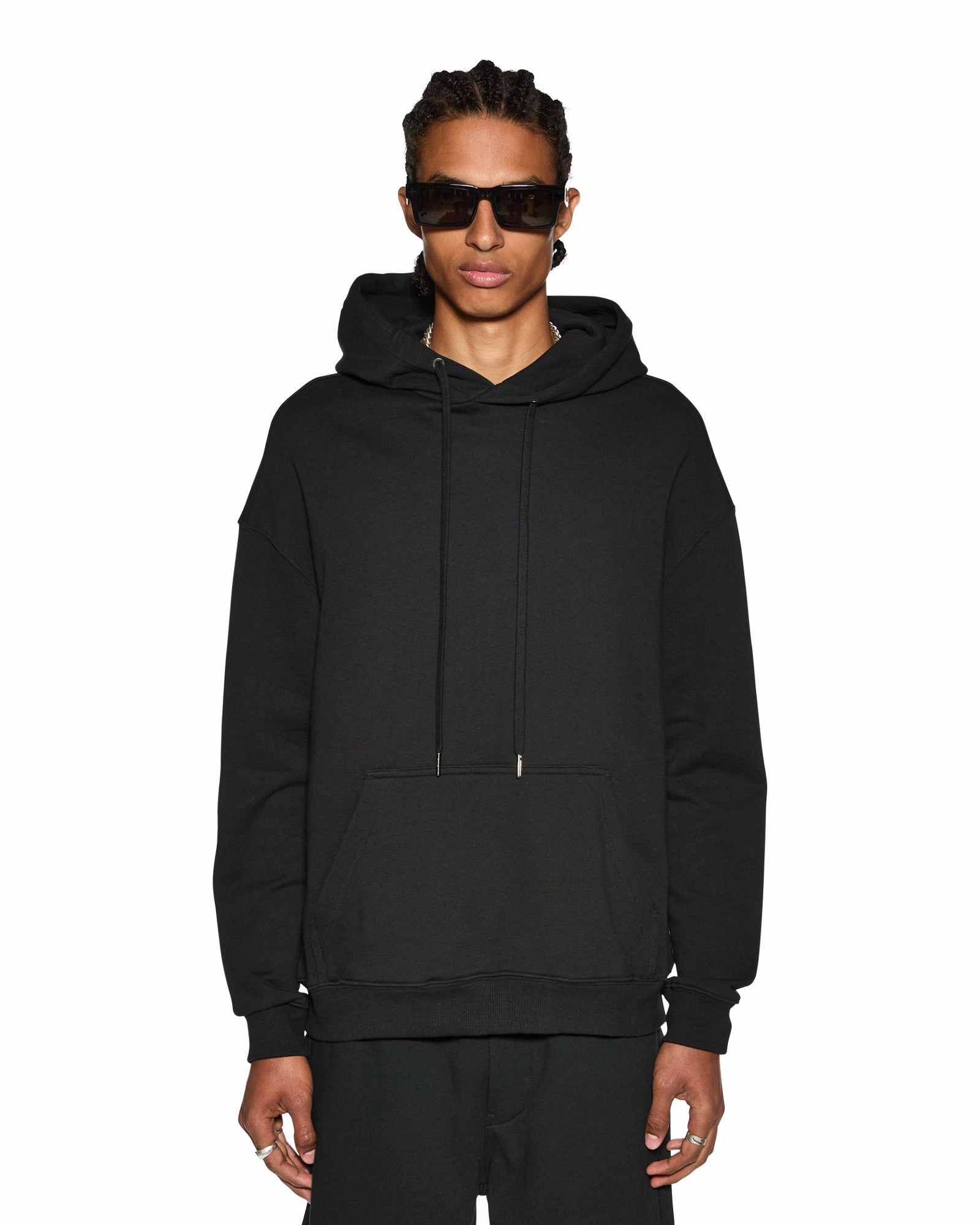 Snag Free Fabric 4 X 4 BIGGIE HOODIE JET BLACK