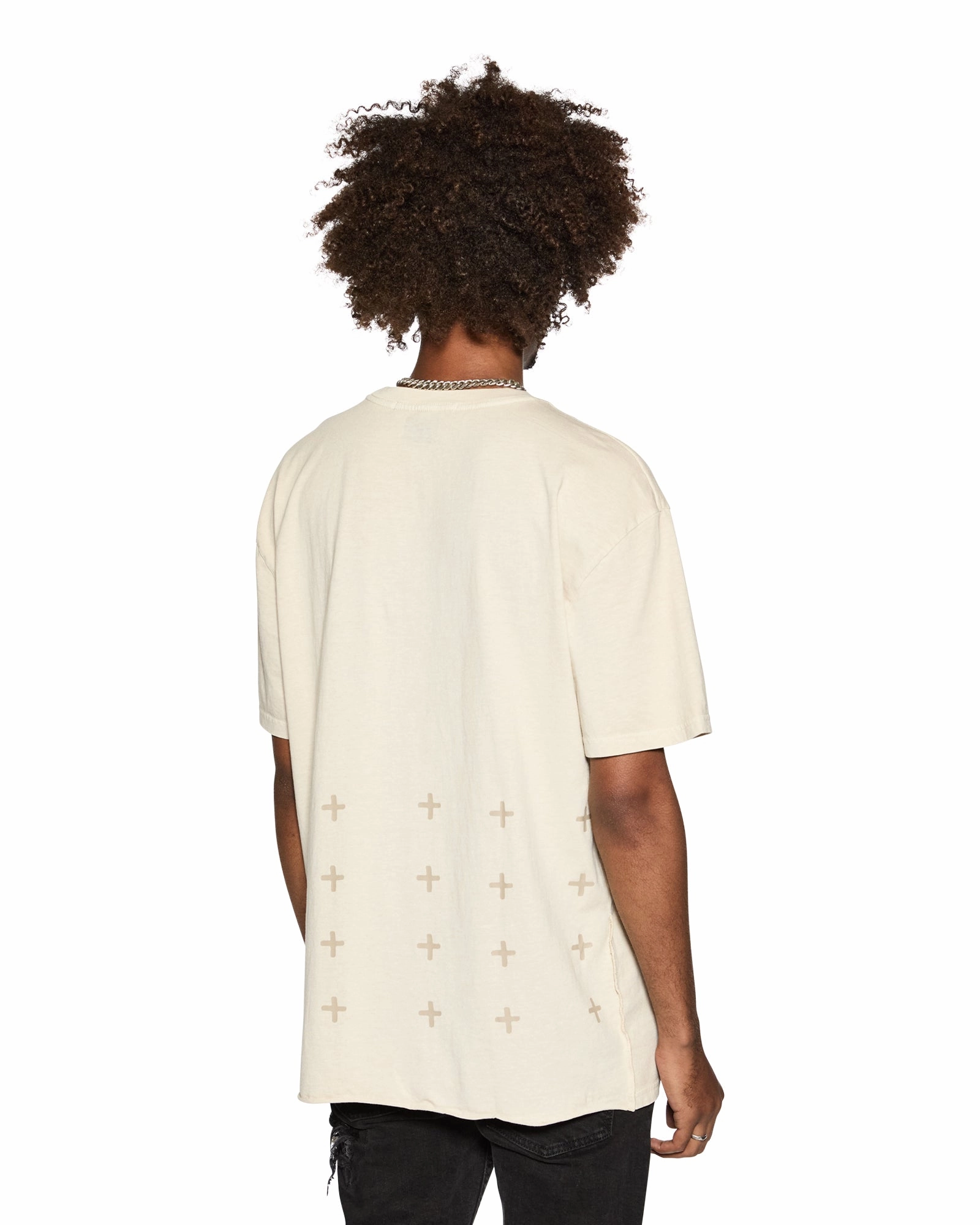 4 X 4 BIGGIE SS TEE DESERT Light and Breezy Vintage Wash Effect
