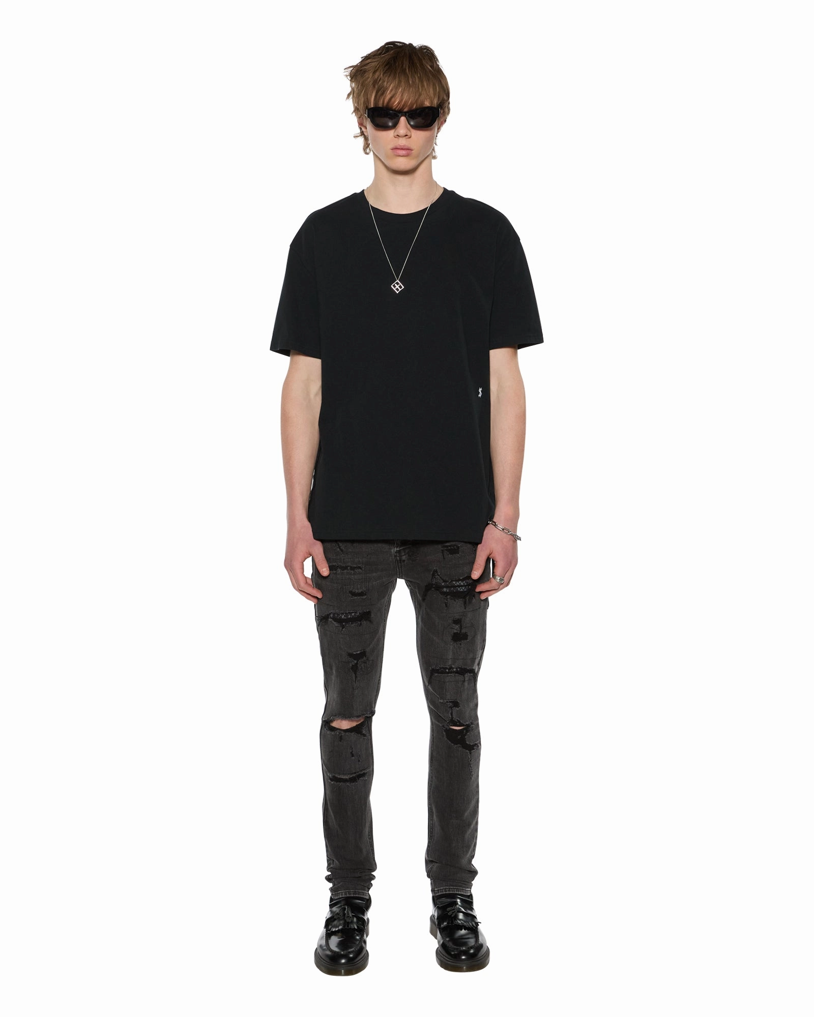 Comfort and Ease Sporty Flex 4 X 4 BIGGIE SS TEE JET BLACK
