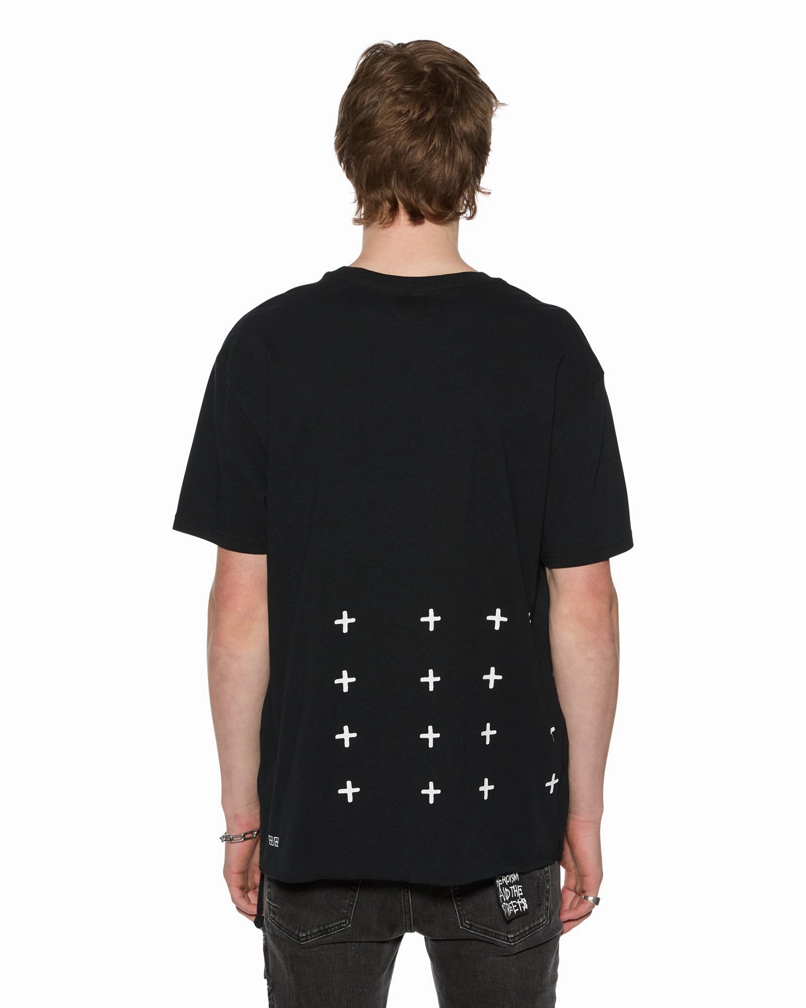 Comfy Flex Relaxed Comfort Wear 4 X 4 BIGGIE SS TEE JET BLACK