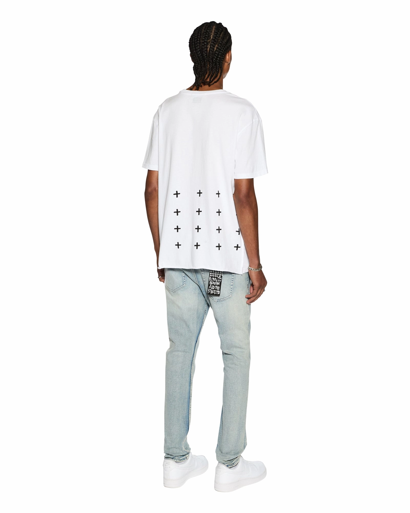 right size 4 X 4 BIGGIE SS TEE OPTIC WHITE