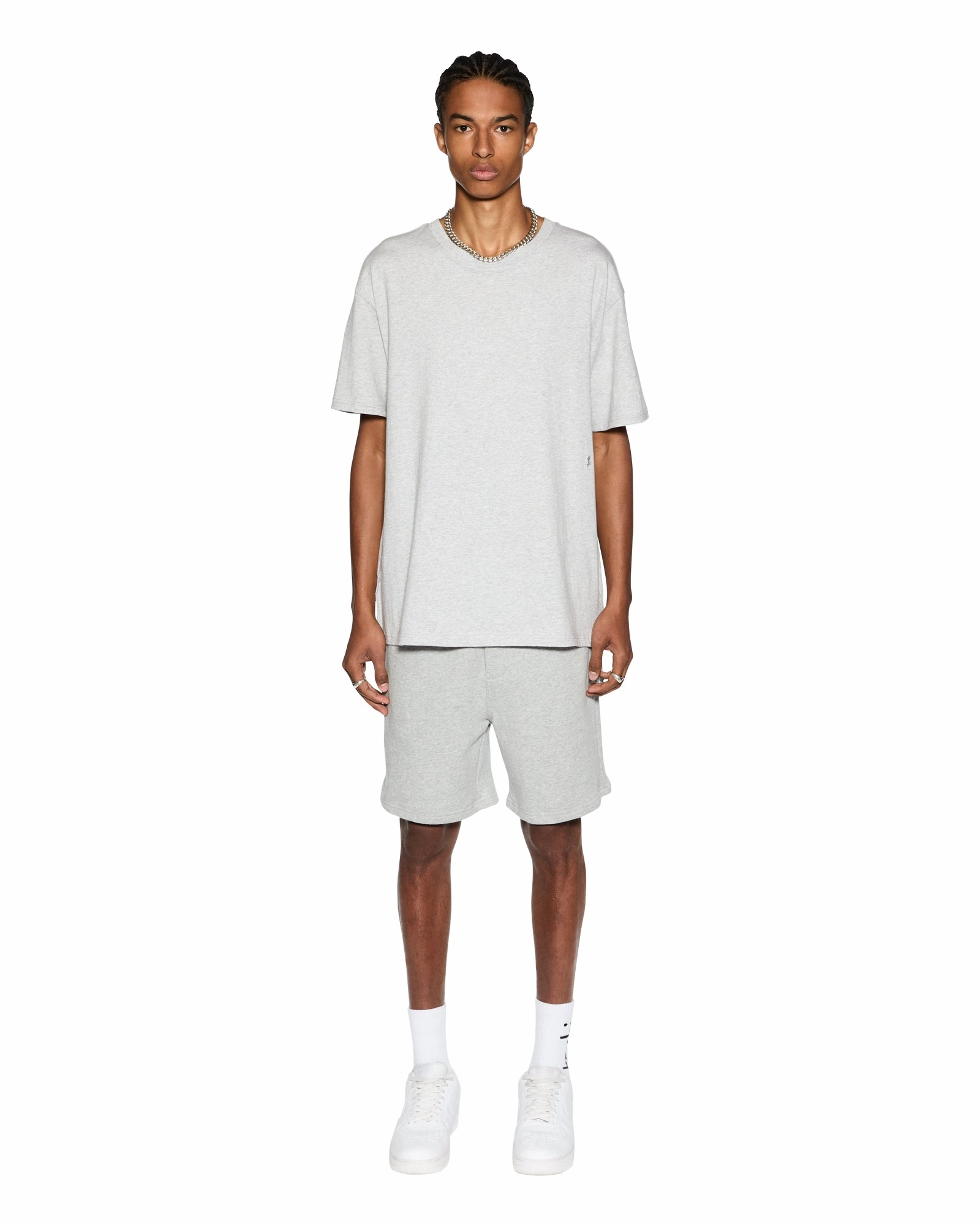 BreathableMeshPanels SoftLining 4 X 4 TRAK SHORT GREY MARLE