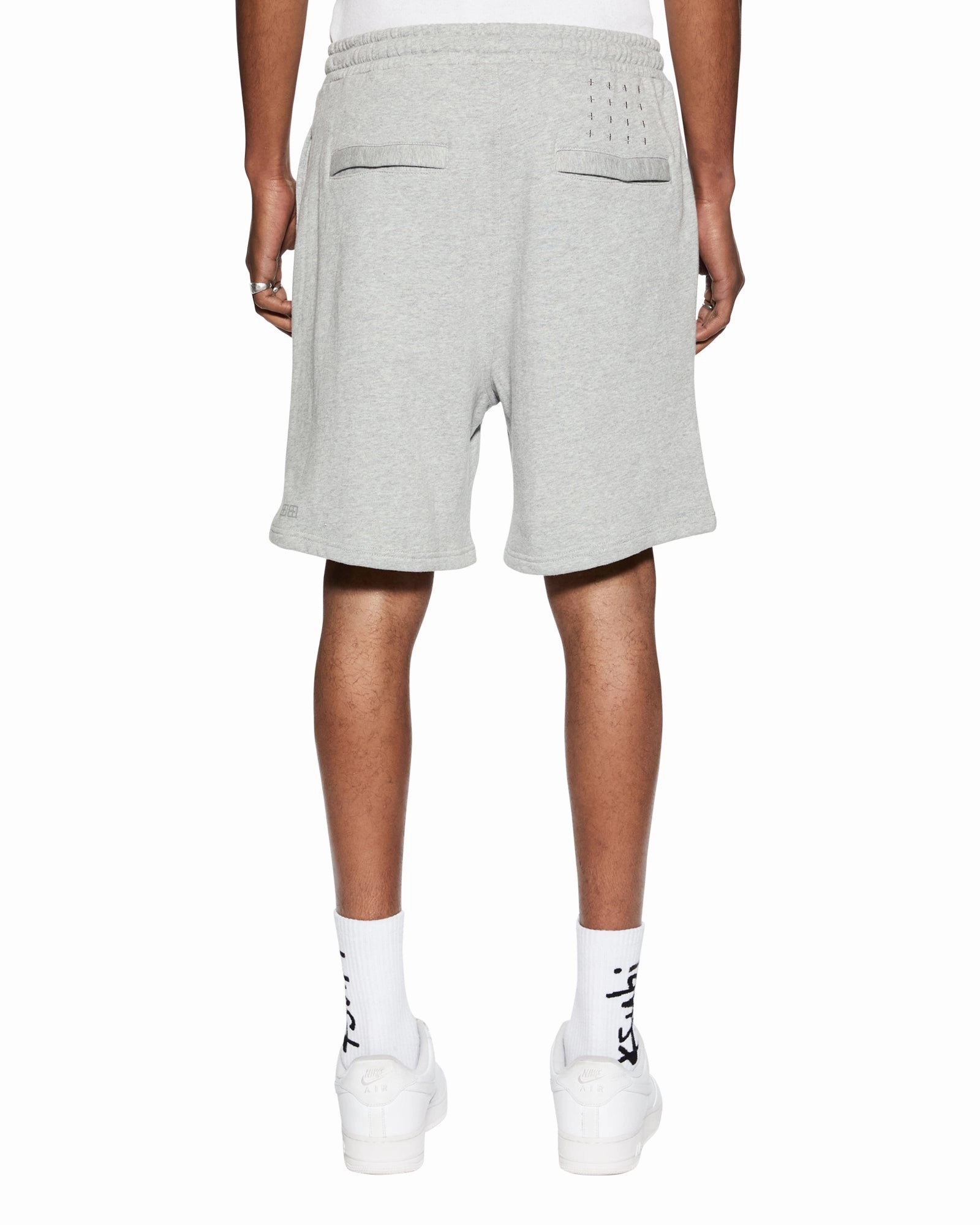 Contrast Stitching 4 X 4 TRAK SHORT GREY MARLE