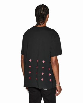Flattering Shape 4X4 BIGGIE SS TEE BLACK/RED