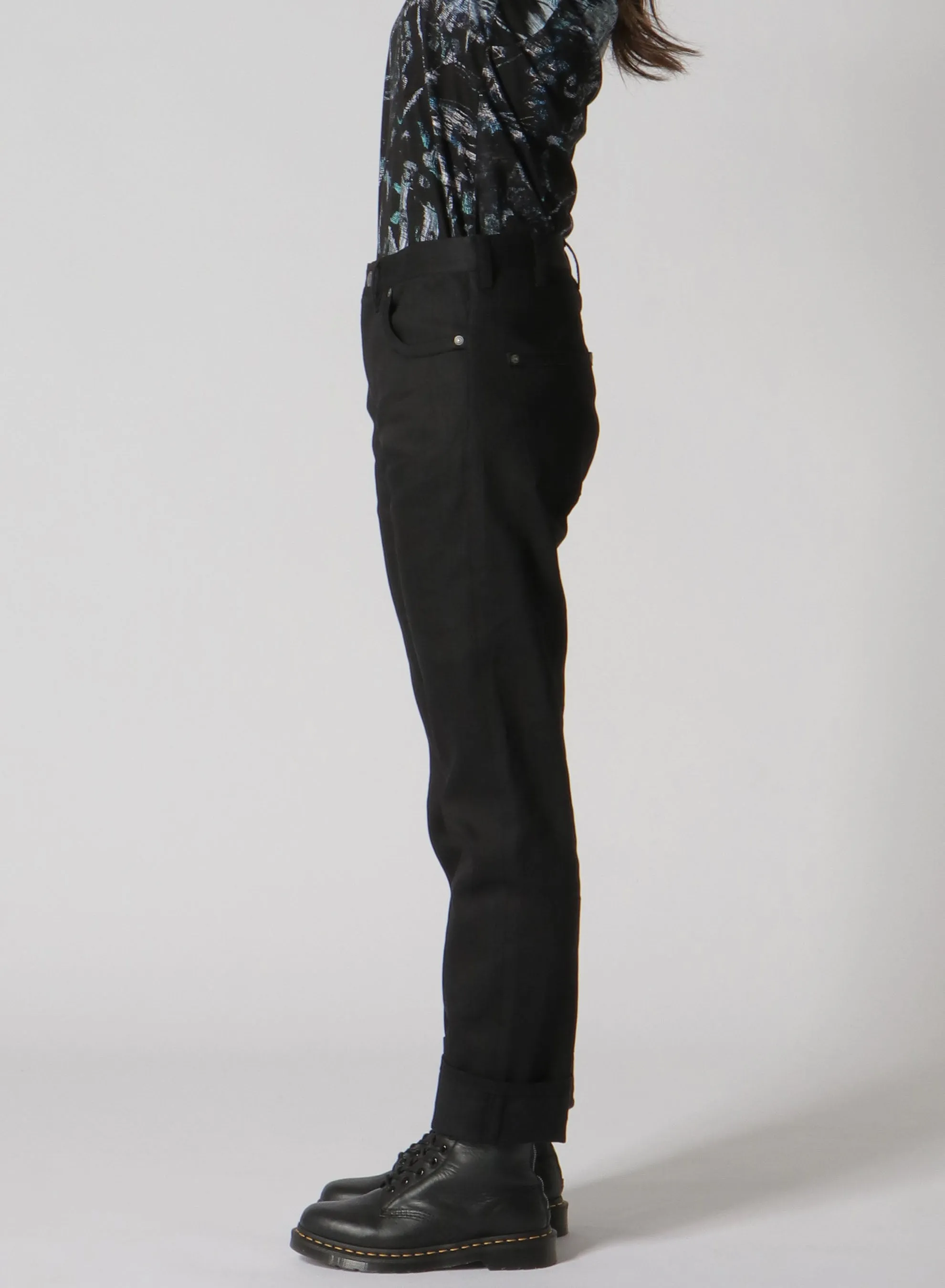 8OZ DENIM STRAIGHT SLIM PANTS