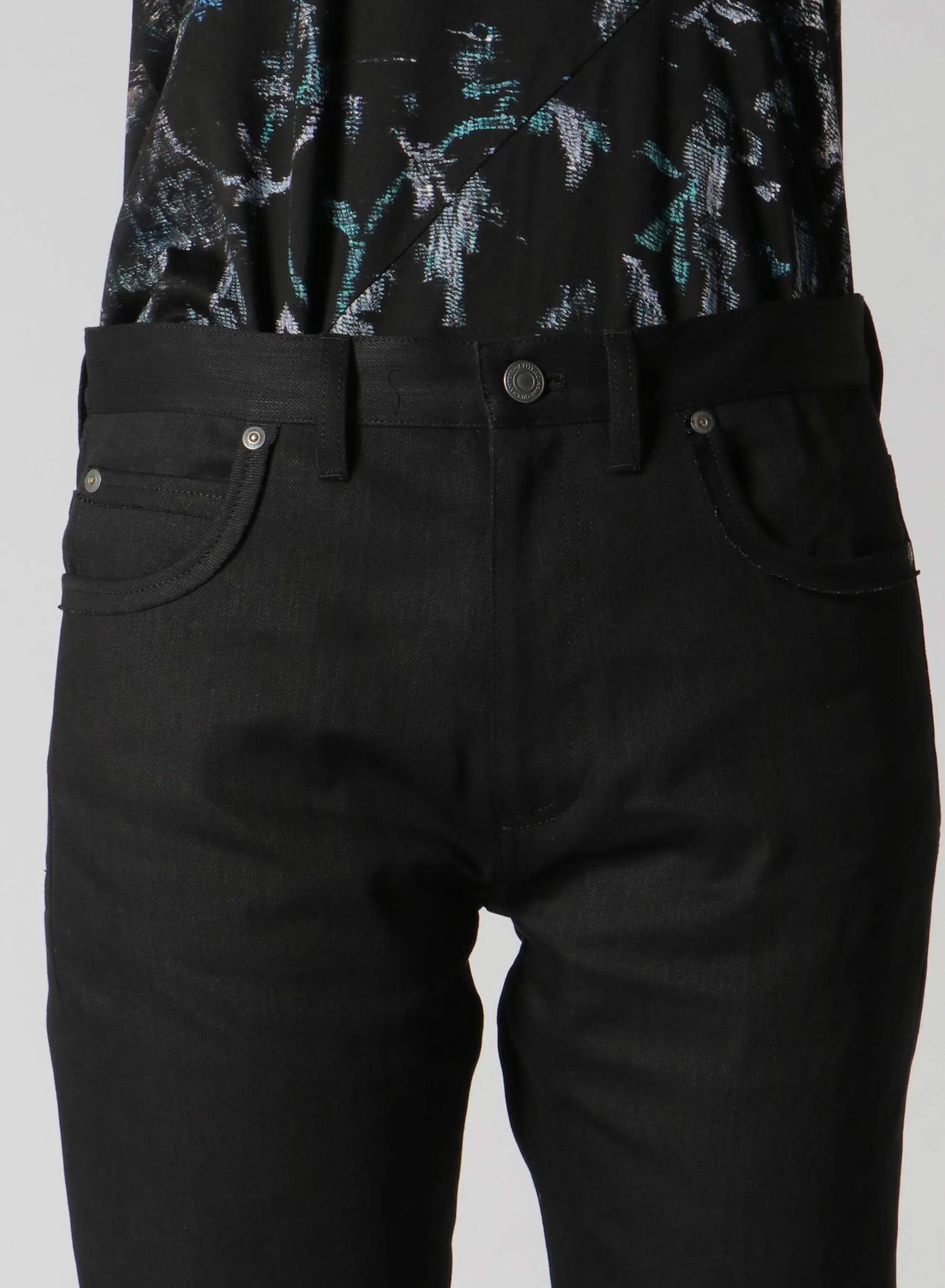 8OZ DENIM STRAIGHT SLIM PANTS