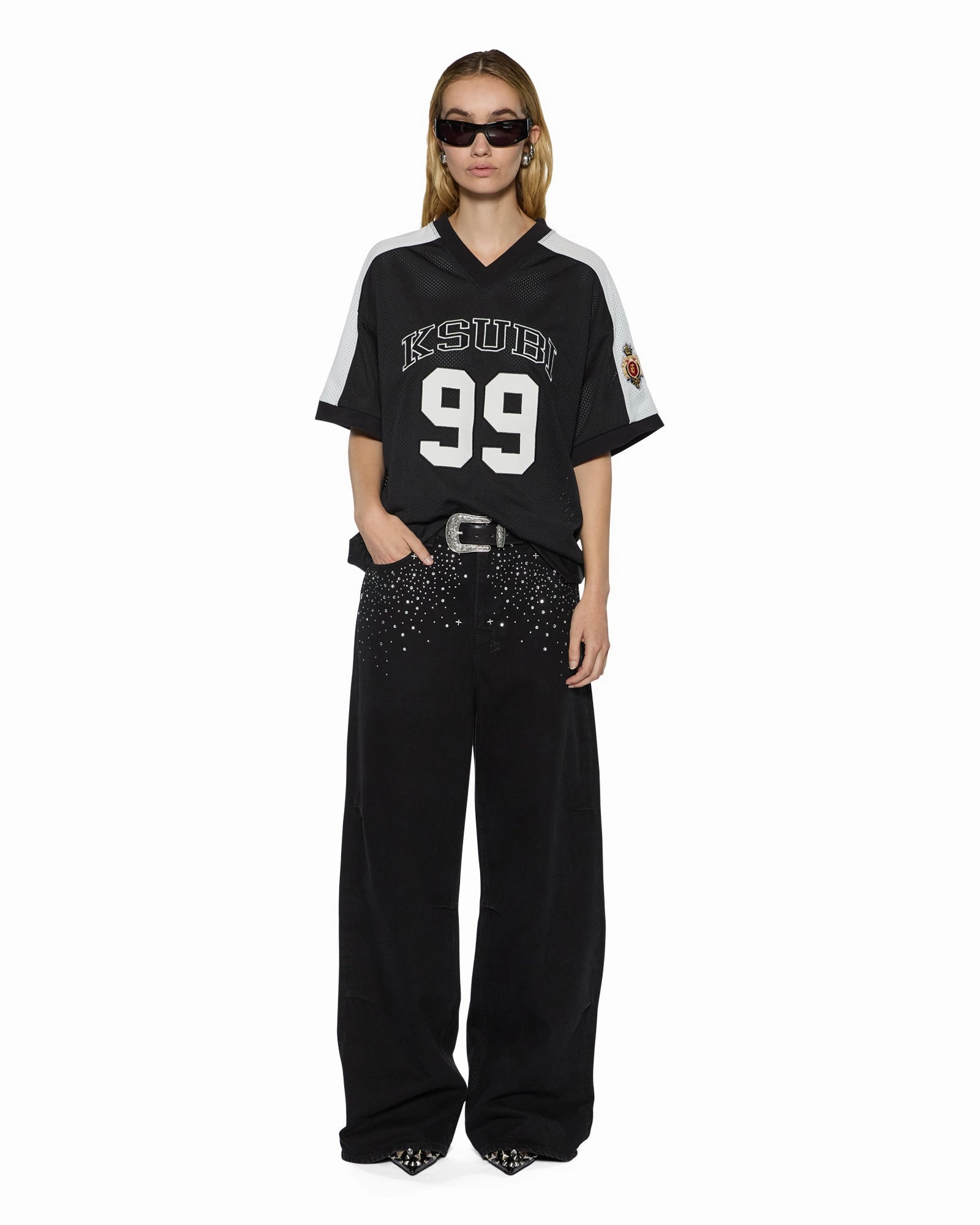 99 SS JERSEY BLACK NonToxicCoating Soft Touch