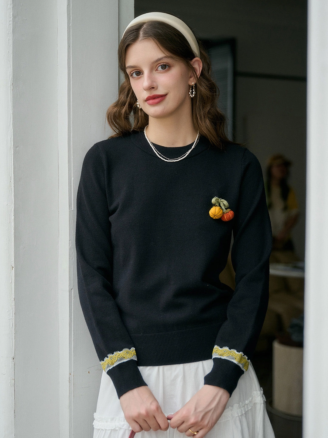 ??Final Sale??Zora Round Neck Sweater Fall Walk