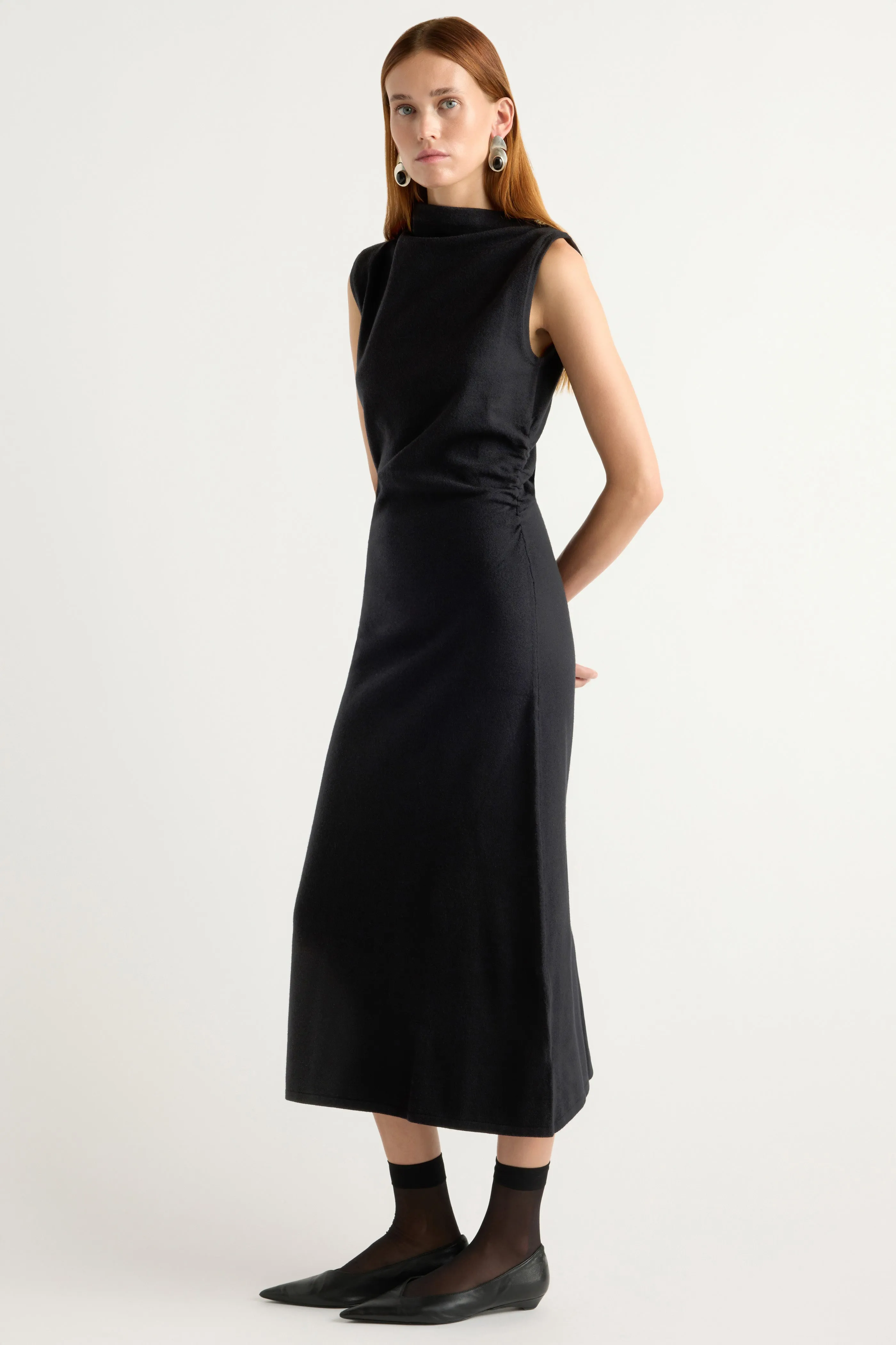 Vacation Outfit Abel Asymmetric-Neck Dress