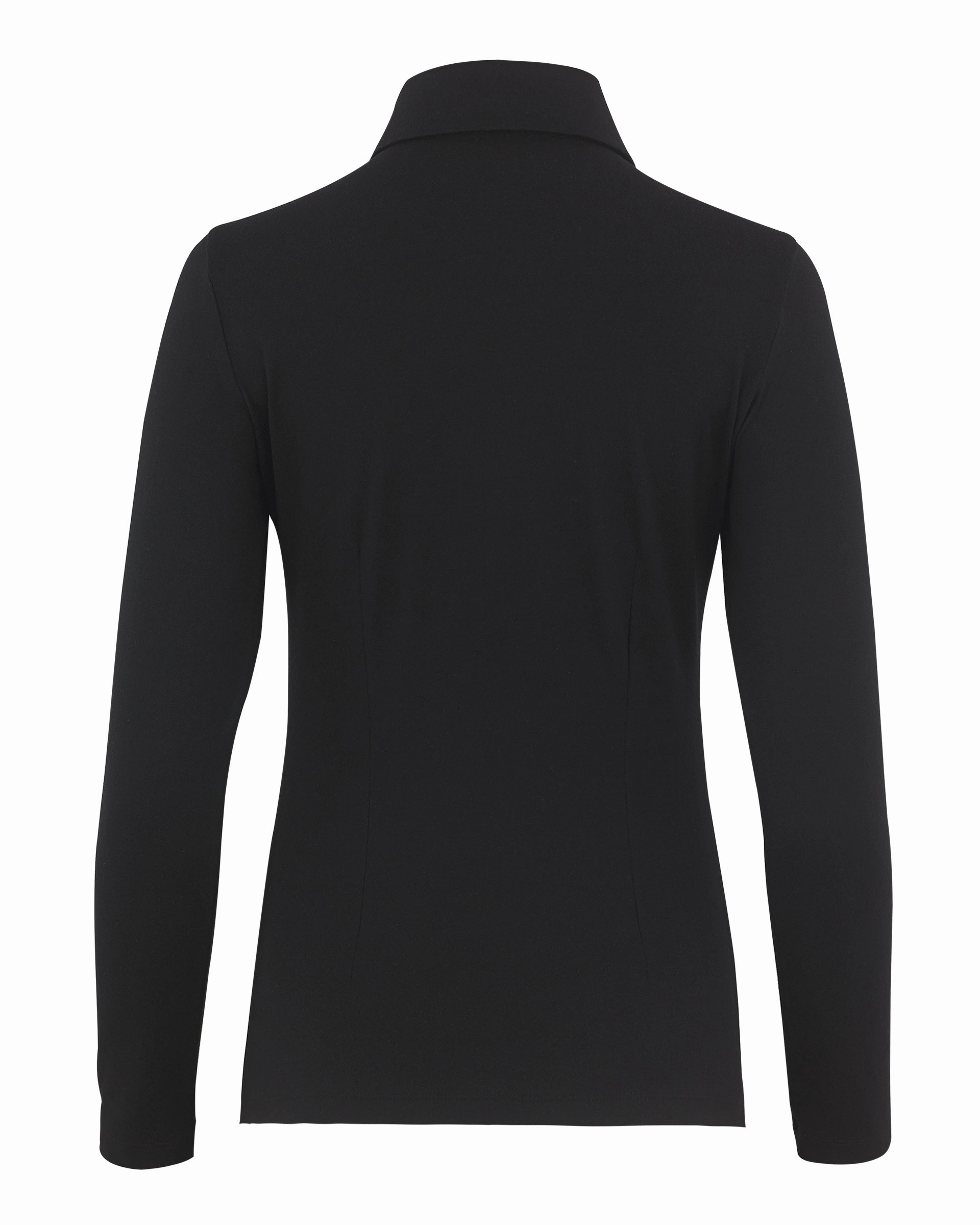 Scarf set shirred shoulder t-shirt - Black QuickDry HiddenVentilationPockets