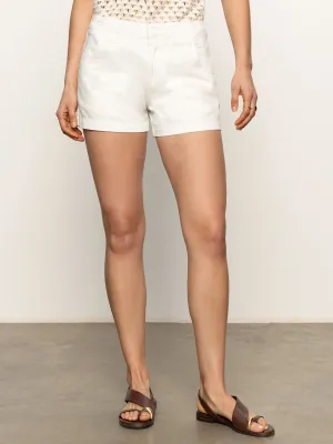 HypoallergenicFabric Natural Movement Arden Denim Short Brilliant White