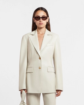 Hathi - Okobor? Alt-Leather Blazer - Creme lifestyle