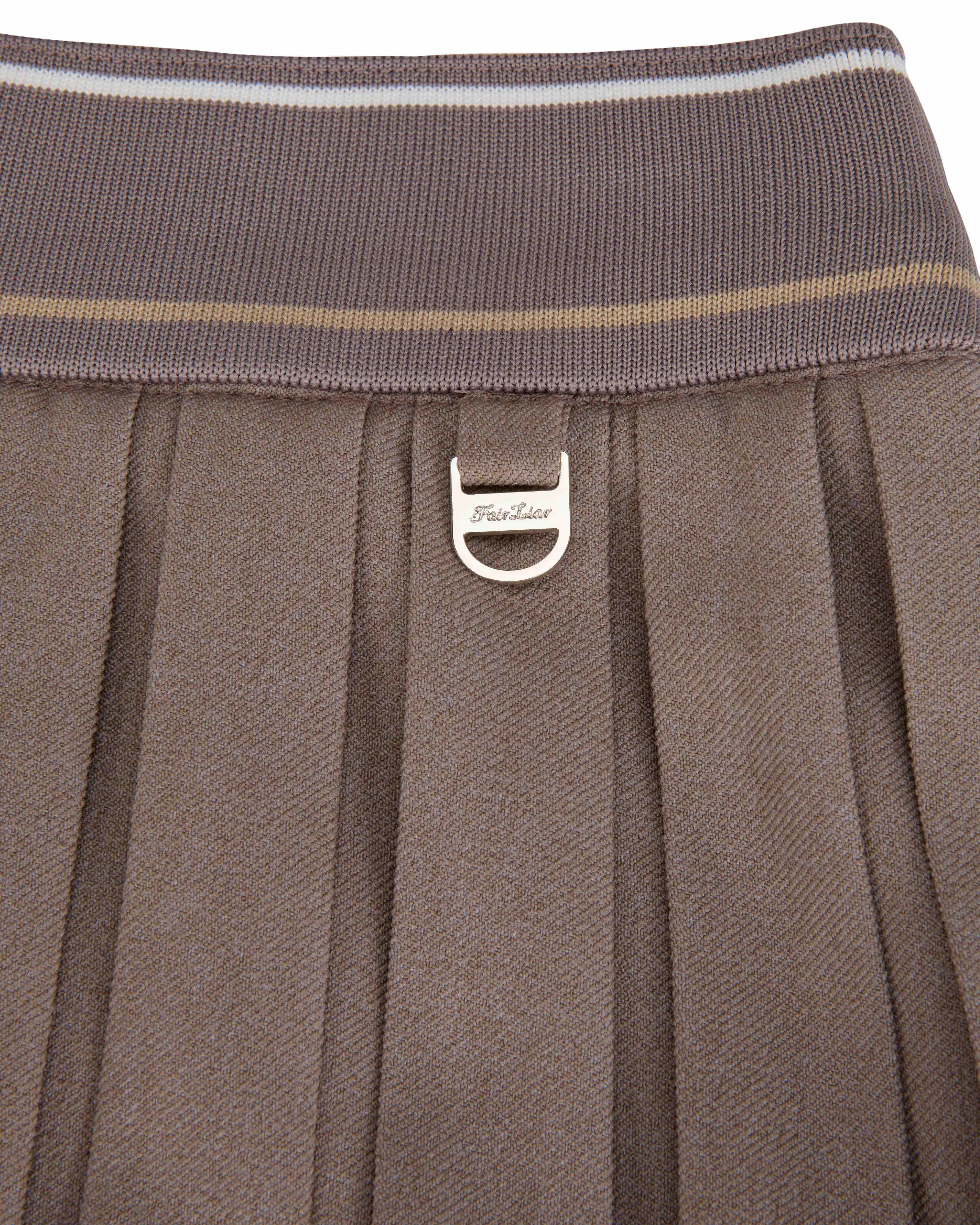 Logo band pleated skirt - Cocoa Street Style