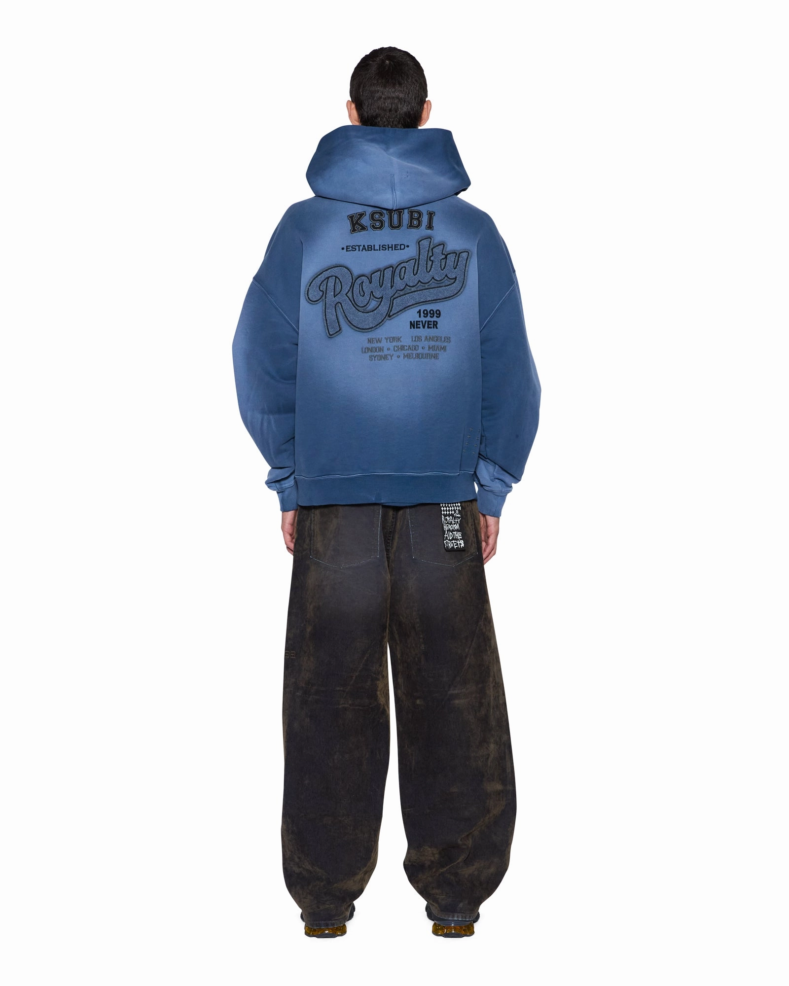 ACE EKCESS HOODIE INK FADE elegant design Reinforced Shoulder