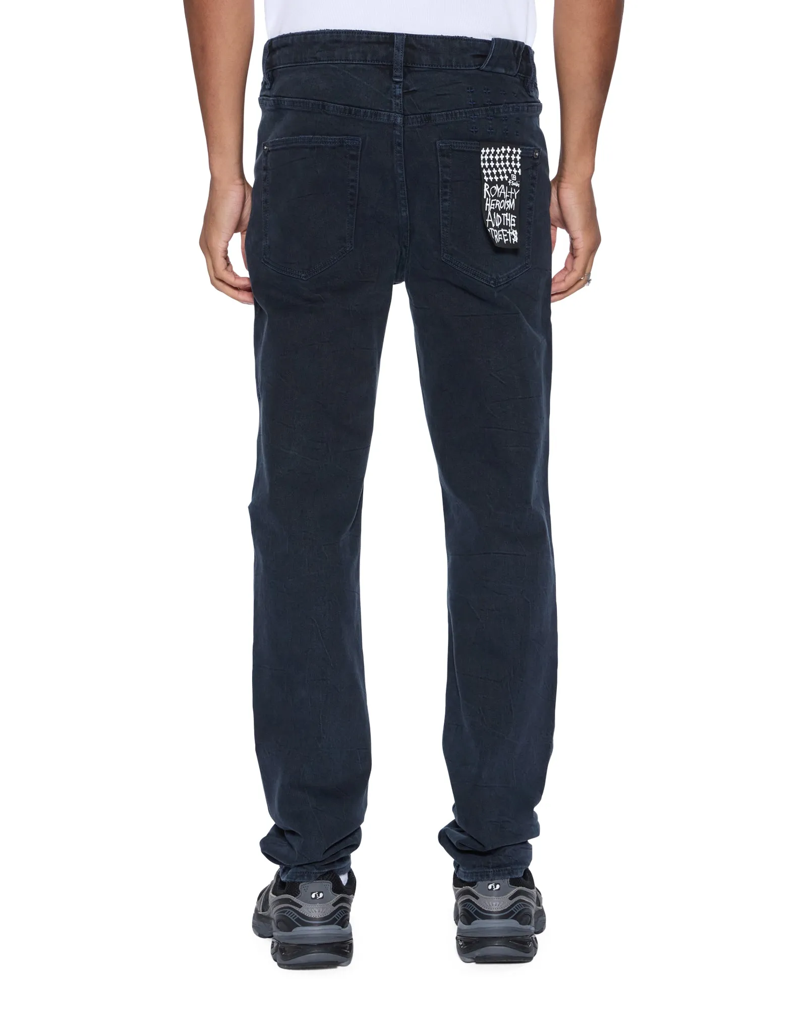 Pre Washed Denim Clean Shape CHITCH BLACK/BLUE