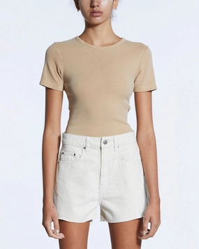 Active Fit ARISE SS TEE TAN Daily Favorite