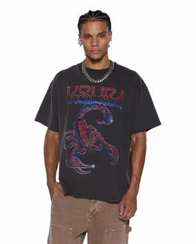 Sleeveless dry cleanable VENOM EKCESS SS TEE FADED BLACK