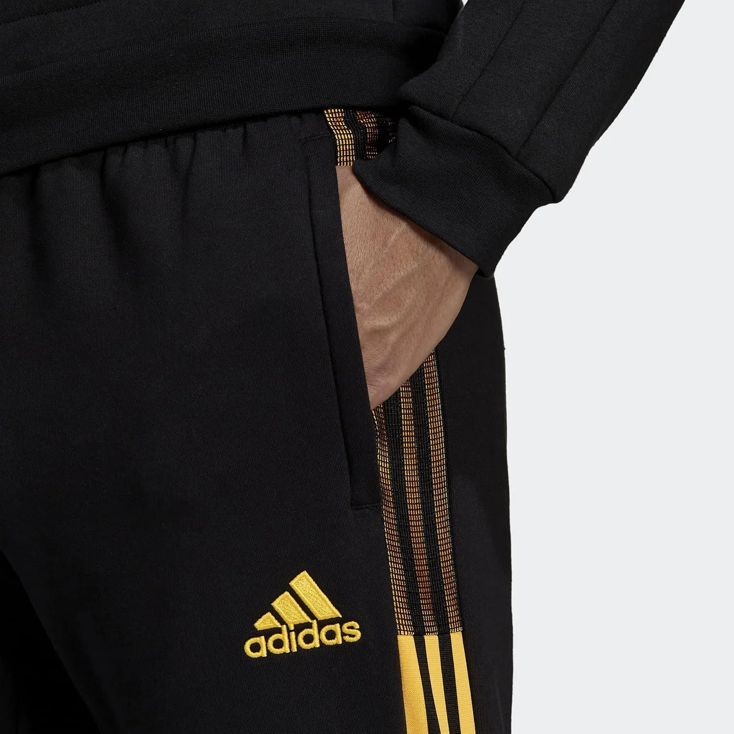 adidas Men's Aeroready Sereno Slim Tapered-Cut 3-stripes Pants