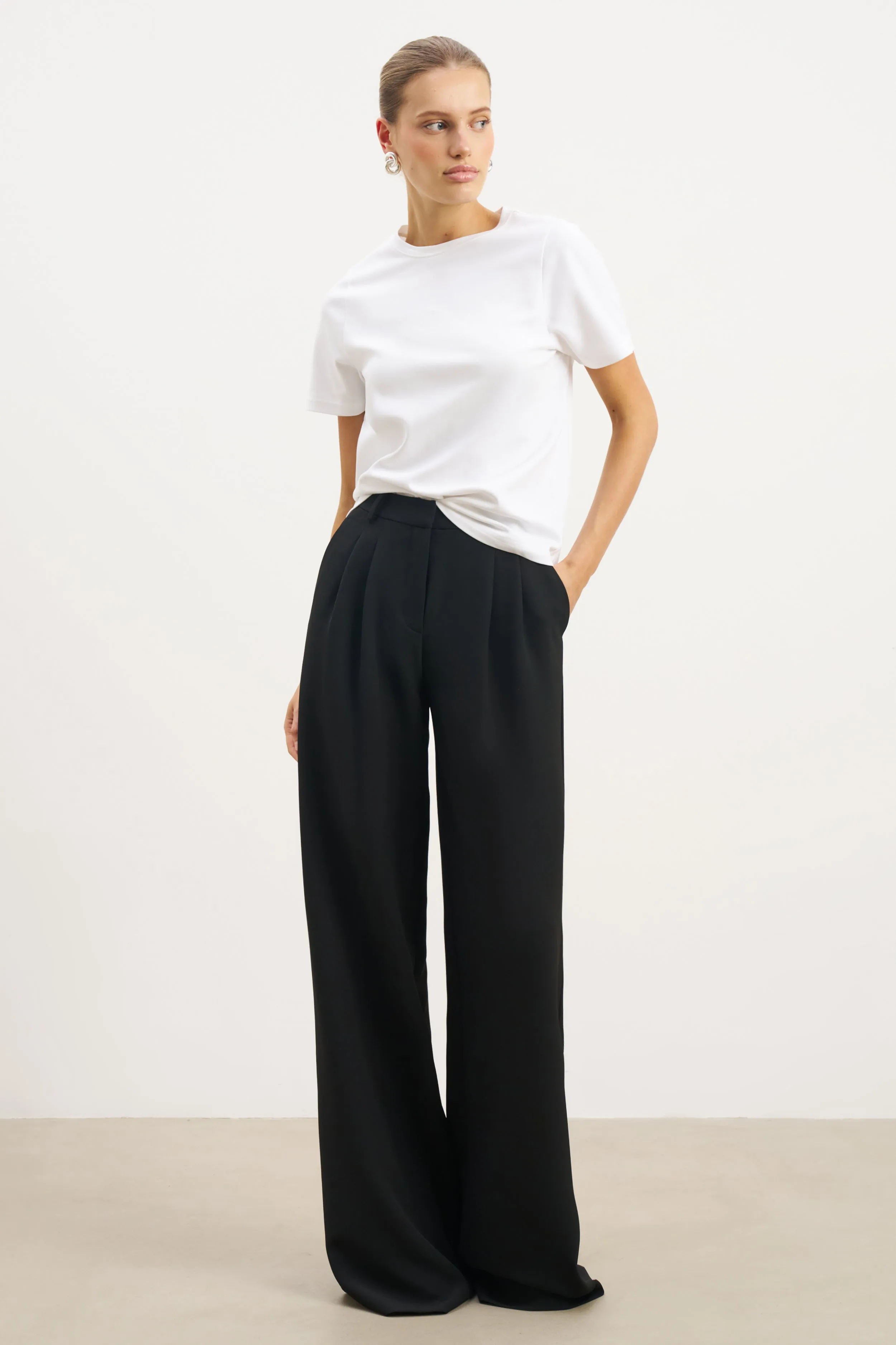 Classic Regular T Shirt - White Buttery Soft Handfeel